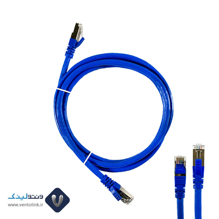 لیست قیمت پچ کورد لگراند 2 ‌متری Cat6 SFTP آبی PVC